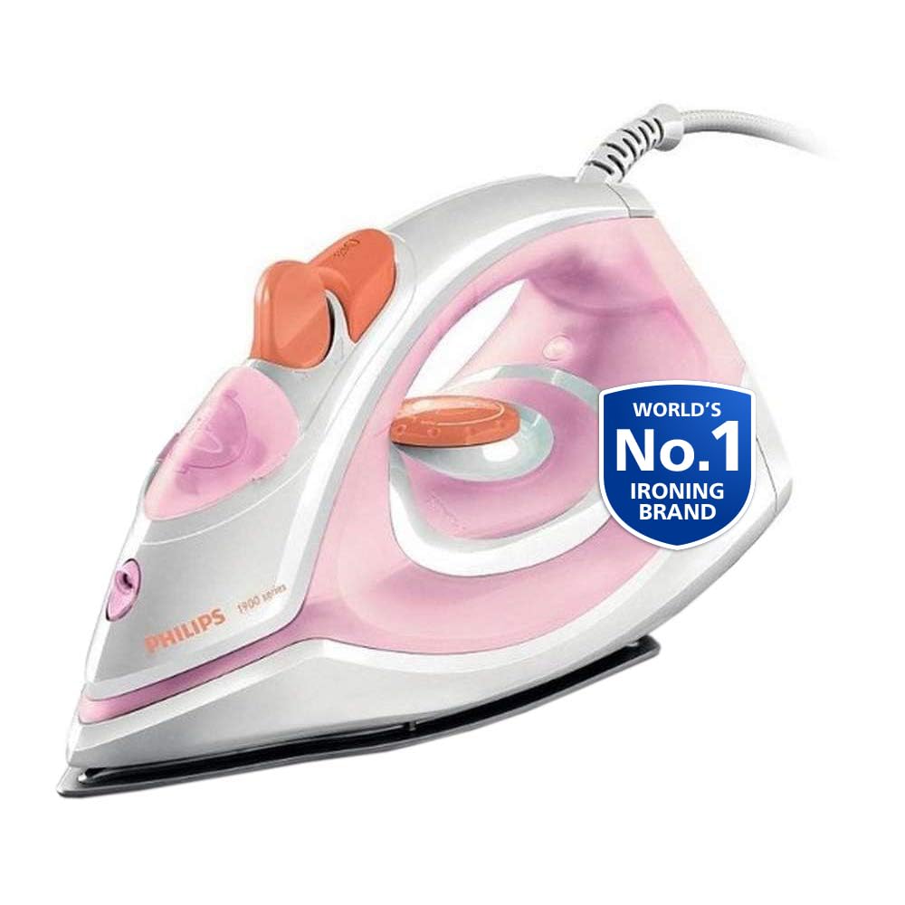 PHILIPS Plastic Gc1920/28 1300 Watts Non-Stick Soleplate Steam Iron