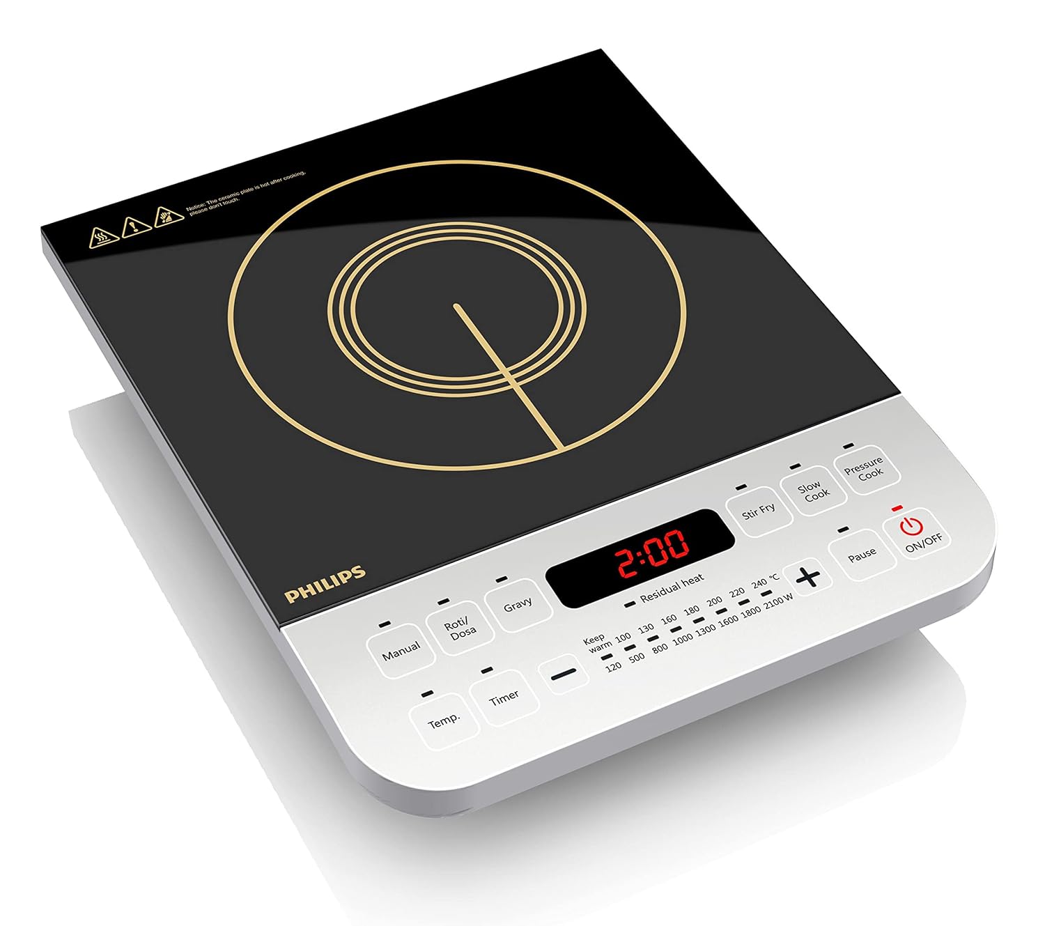 Philips Induction Cooktop HD4928/01 2100-Watt (Black)