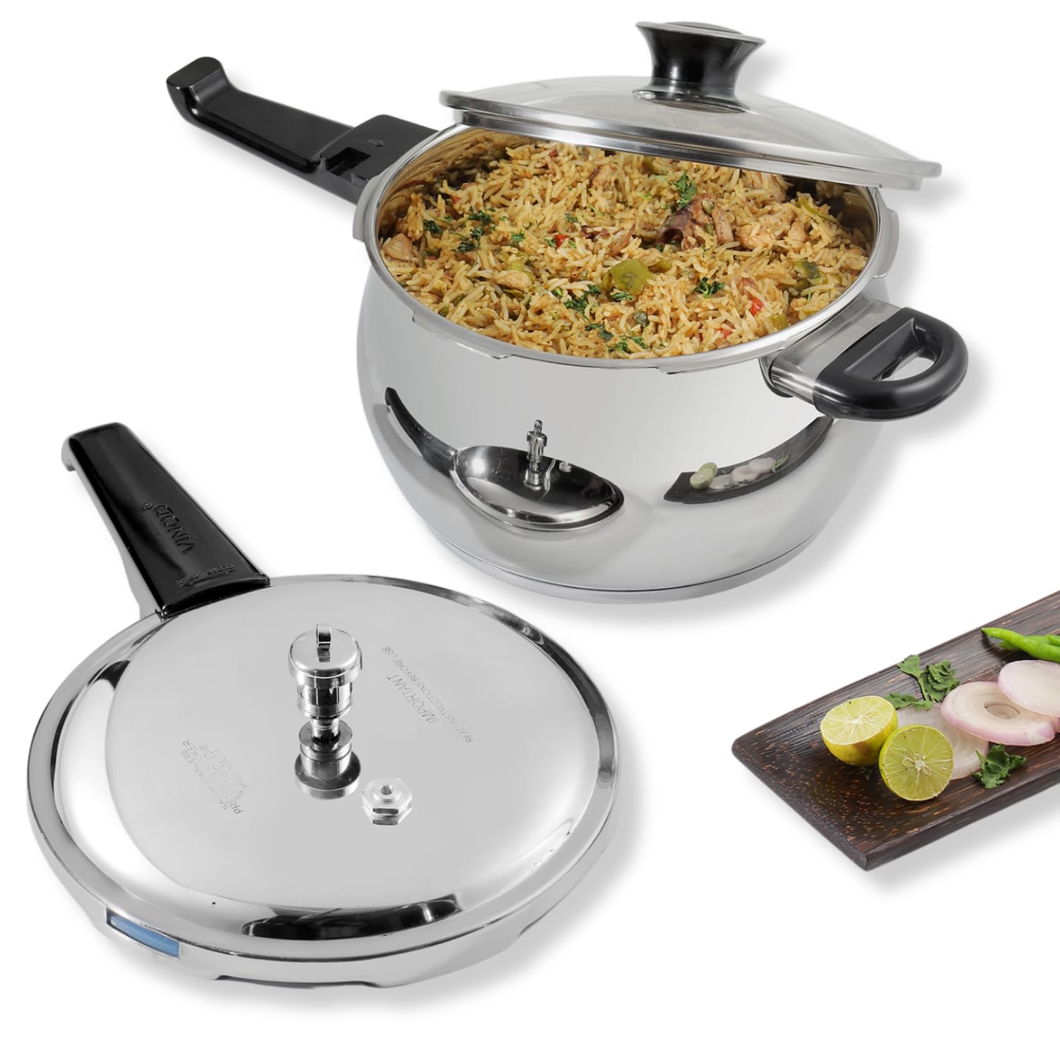 VC188 SS Pre. Cooker SPL 6.5 Ltr PR65 - SPLH