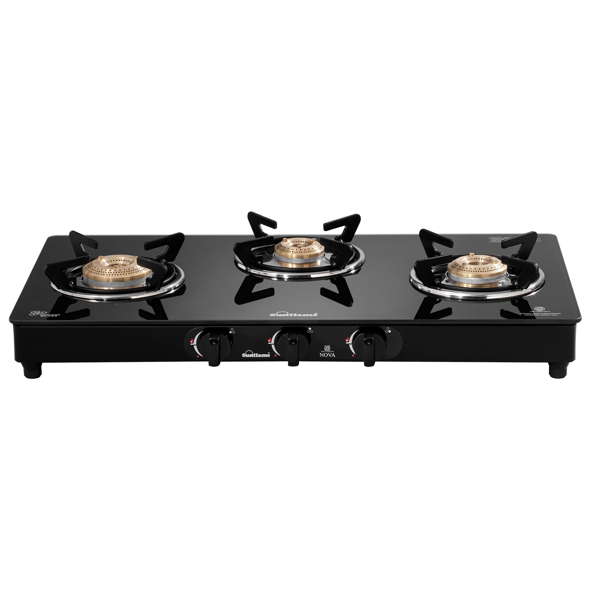 Sunflame LPG STOVE CRYSTAL 2B NOVA SS