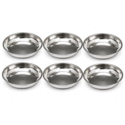 Dynore Stainless Steel Dessert Plates  6 PCS DS_822