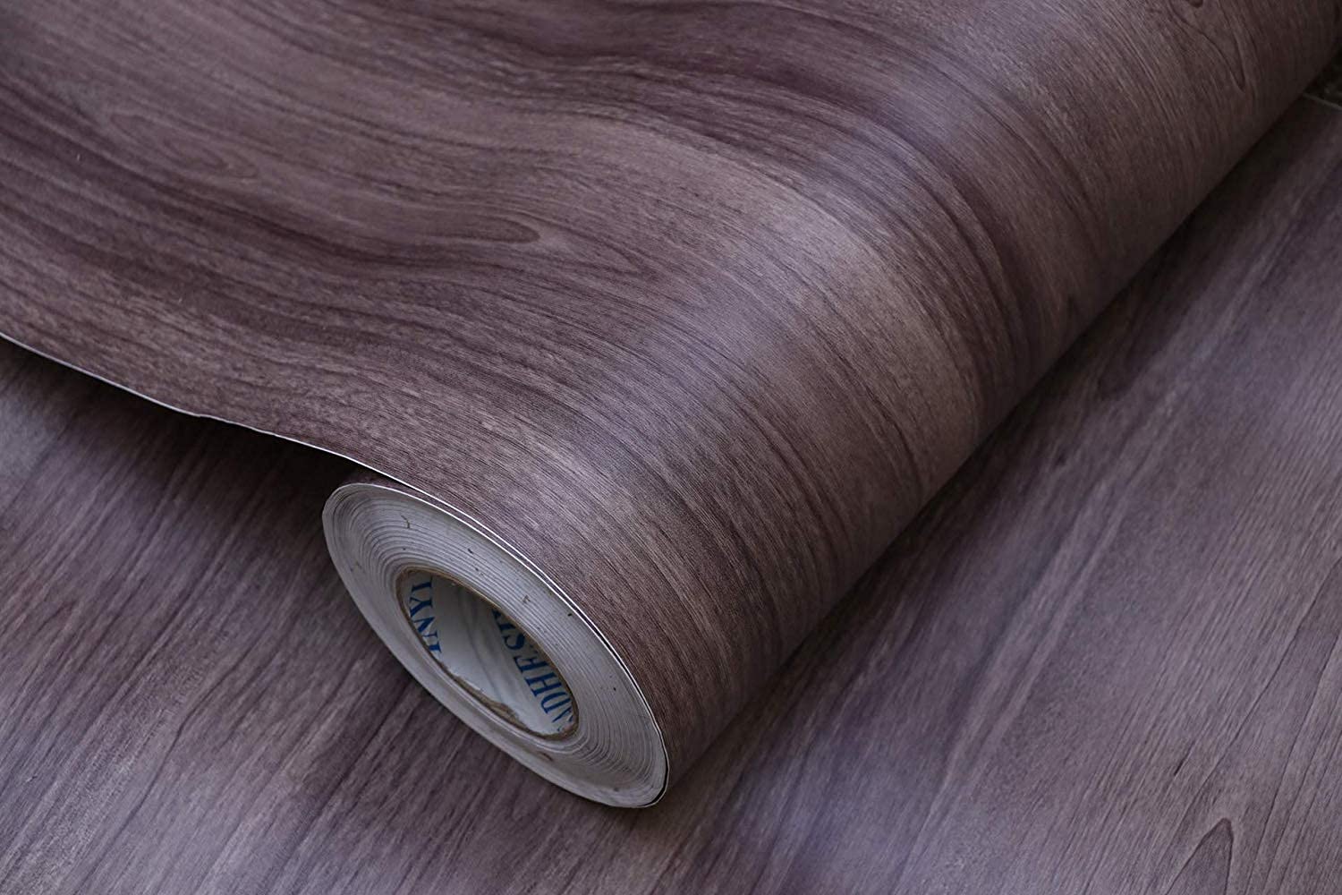 Skin Poster Wood Grain Textured Wallpaper 16x36 Inch Yellowish Brown