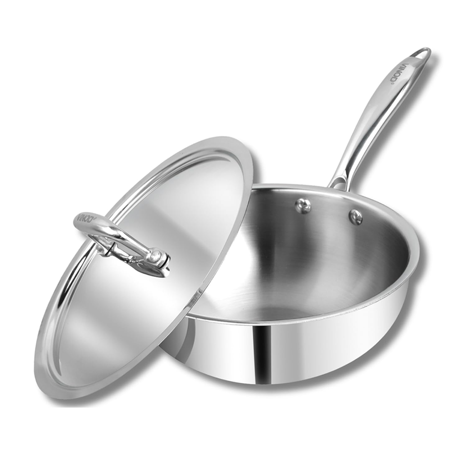 VC423 Platinum Triply Stainless Steel Deep Frypan- 20 cm PTDF-20