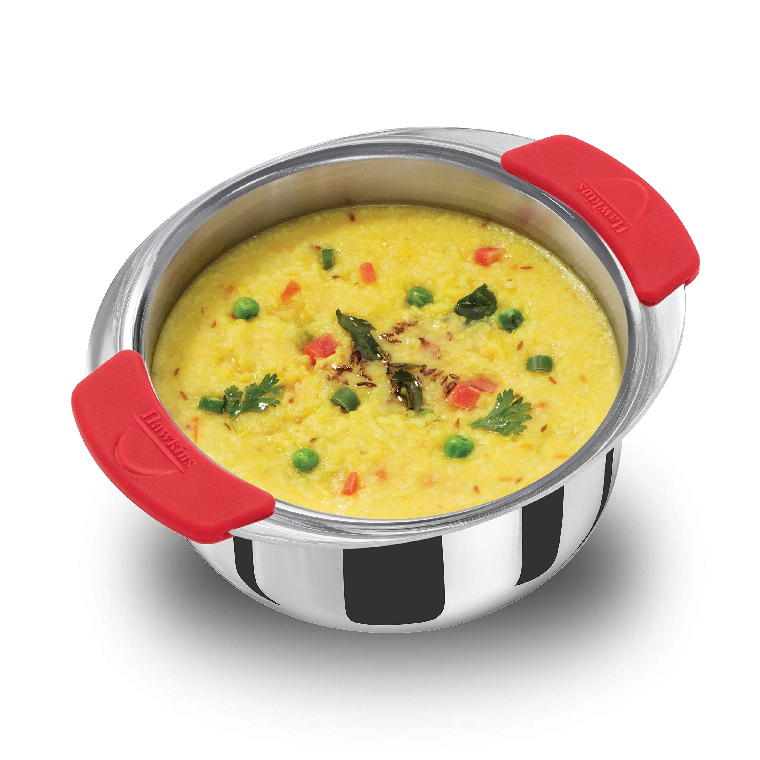 Hawkins Tri-Ply Stainless Steel Induction Compatible Metro Patila, 1.5 Litre (SSP15)