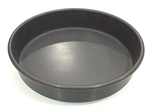 KMW SS Pizza Pan Tapered 10 Heavy Hard Anodised 2mm PPT10HAN