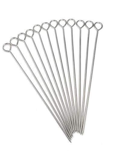 Dynore SS Barbeque Skewers 12Inch Set of 12 DS_1216