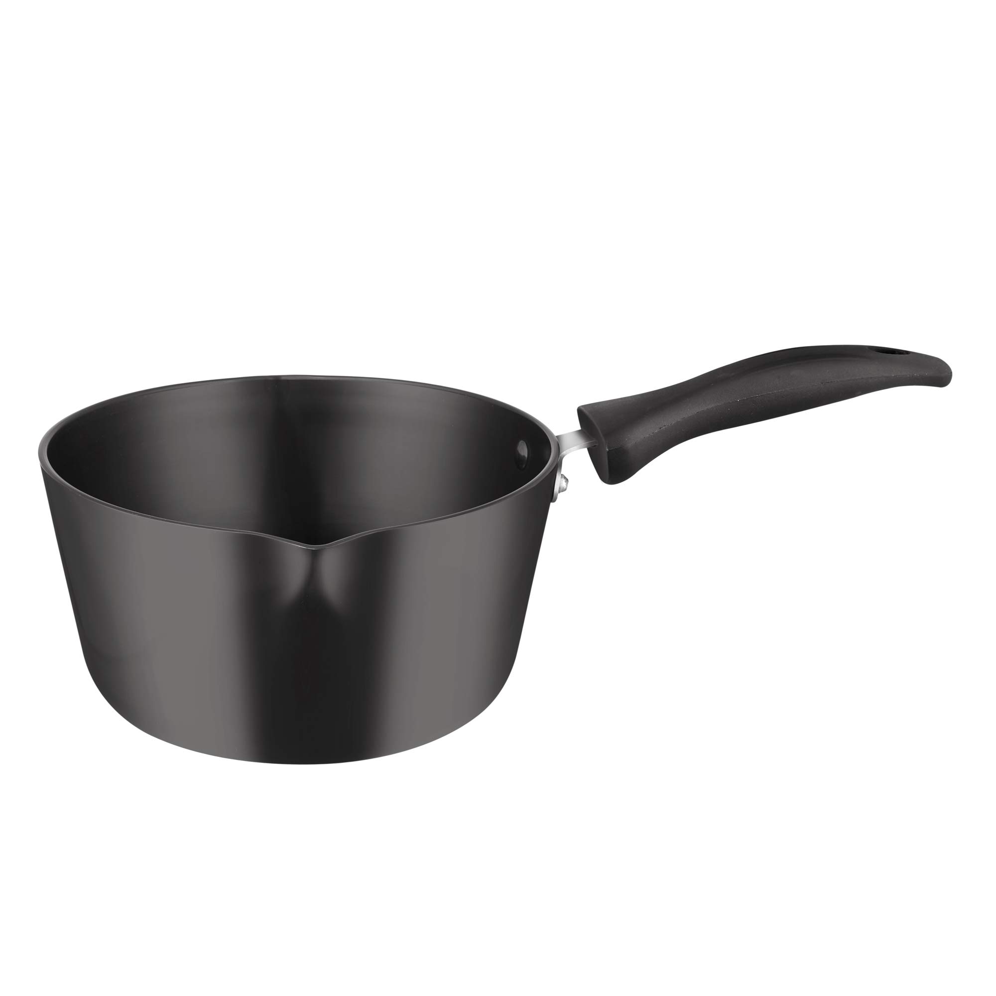 Kanchan Marvel Hard Anodised Saucepan for Tea, Milk (3 mm Series) - 10 INCH