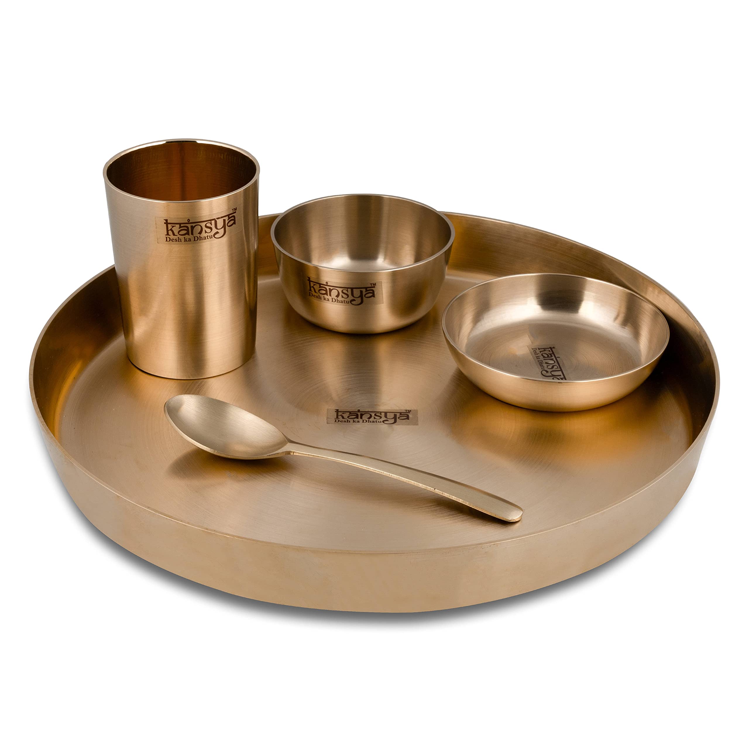 JIAA KANSYA Bronze Matte Finish Dinner Set of 5 CKDS104