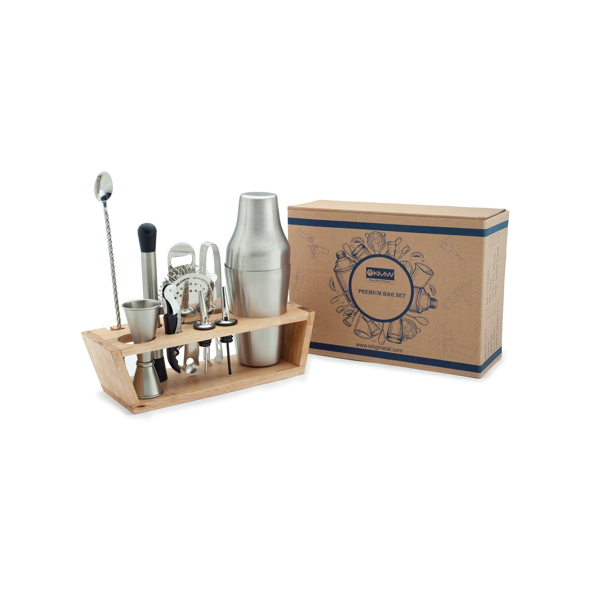 KMW SS Premium 11 PCS Bar Set BRS210W