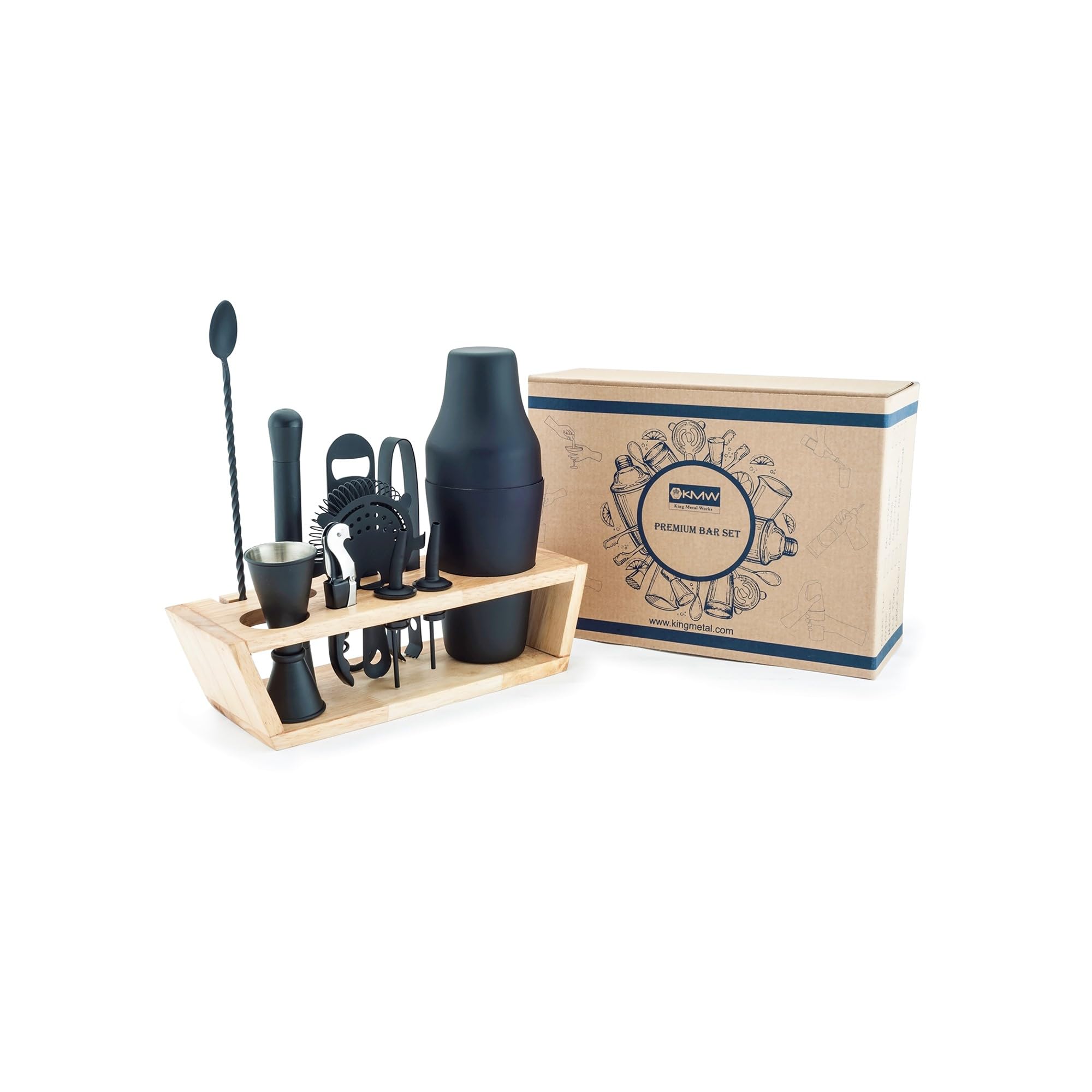KMW SS Premium 11 PCS Bar Set BRSB210W