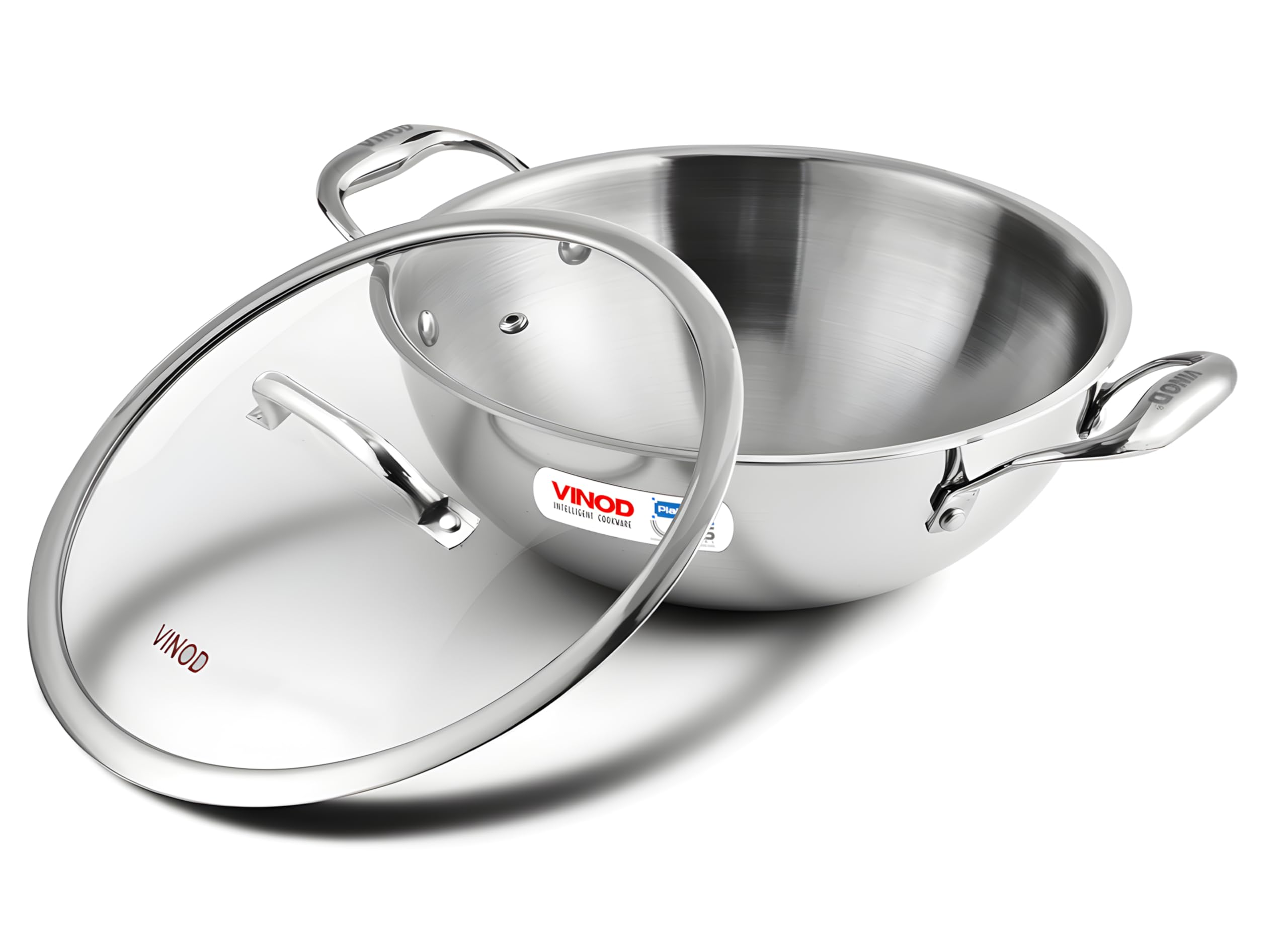 VC684 Platinum Extra Deep Kadai with GL 28cm EDPTKD28GL