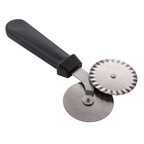 KMW SS Pizza Cutter 2 Blades with Bake Lite Handle PCT220
