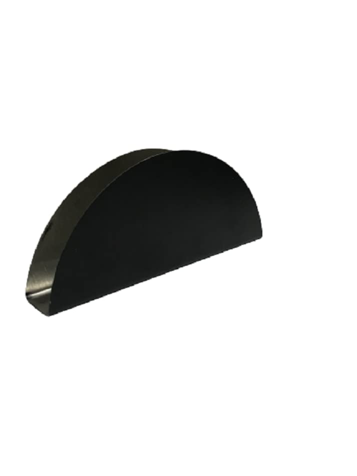 Dynore SS Black Matt Half Moon Shaped Napkin Holder DS_1575
