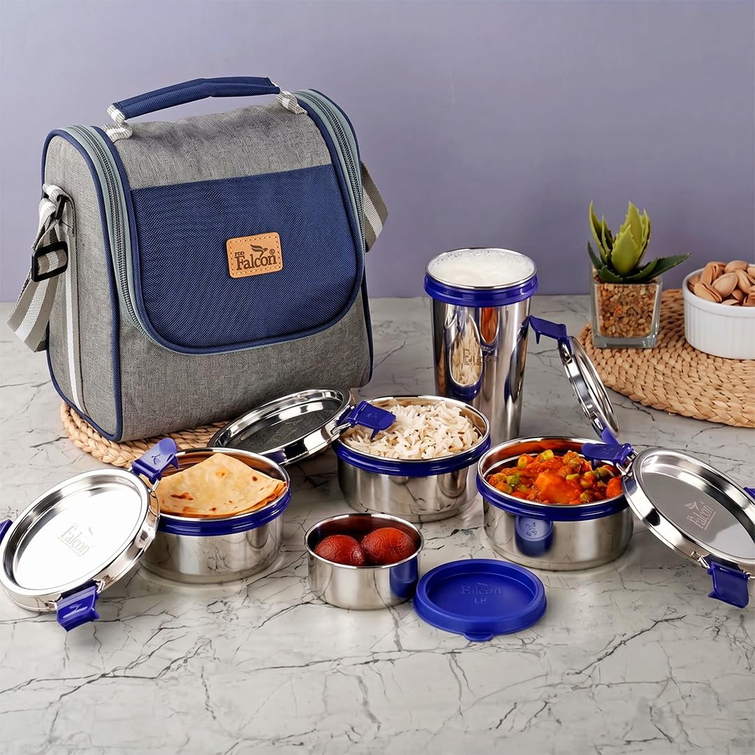 Pddfalcon EcoNxt Executive Lunch Box 1430ML Navy Blue FP11040
