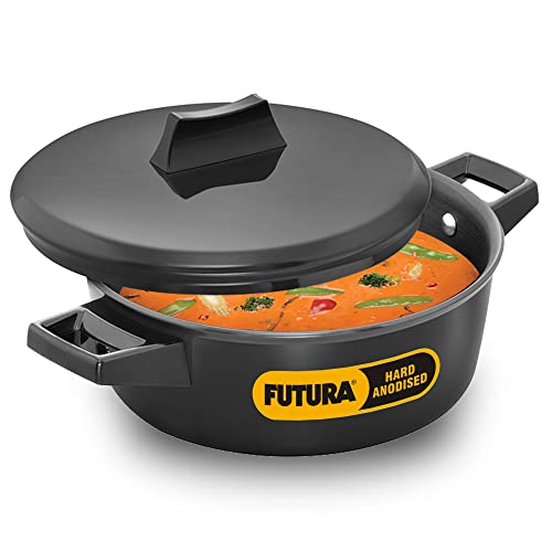 Futura Hard Anodised Cook N Serve Bowl Induction Compatible 2L