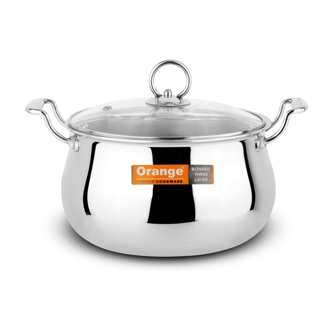 Orange - S.S. Triply Casserole 220MM OTPC337