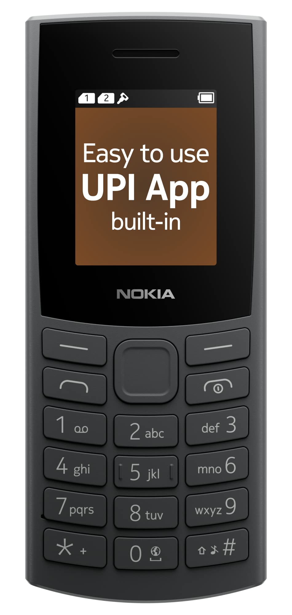 Nokia 106 4G DS TA-1693 DS Charcoal 1GF032QPA1LS1