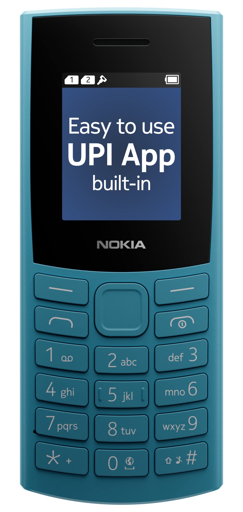 Nokia 106 4G TA-1693 DS IN OCEAN BLUE 1GF032QPG1LS1