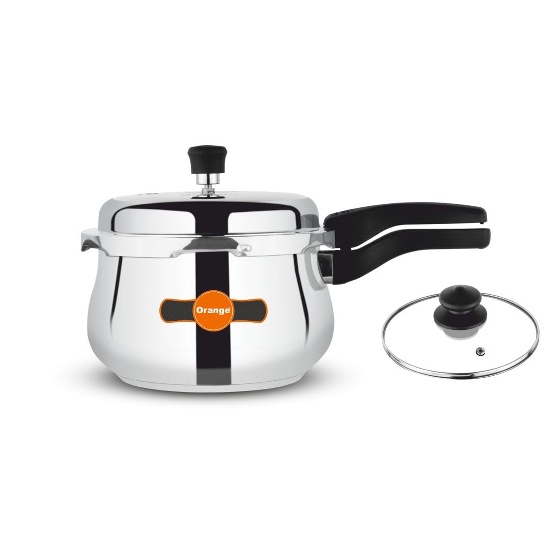 ORANGE S.S.TRIPLY HANDI PRESSURE COOKER 5.5LTR OSPC492/OSPC210-CP