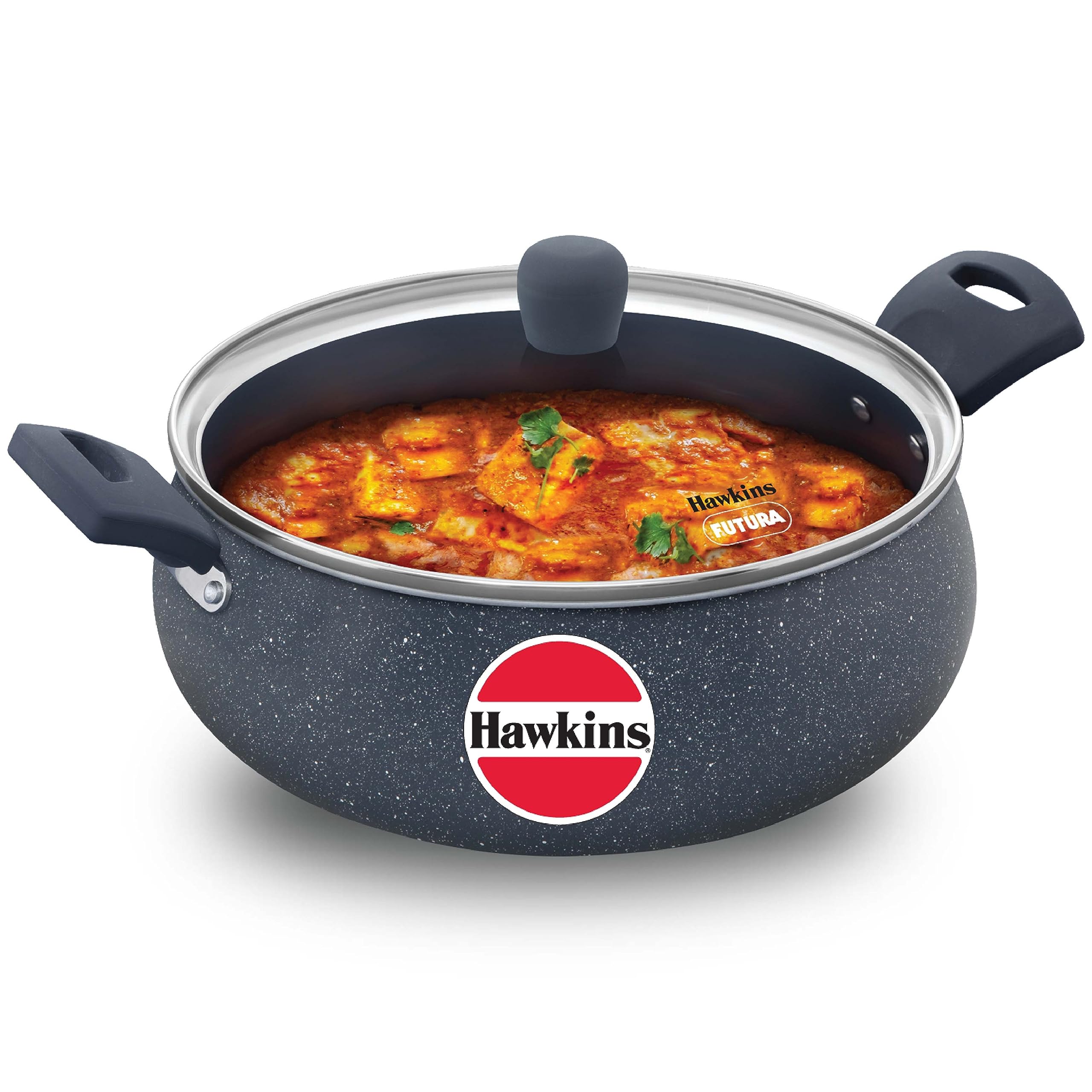 Hawkins Ceramic Ns Ic Cook-N-Serve Handi With Glass Lid 5l