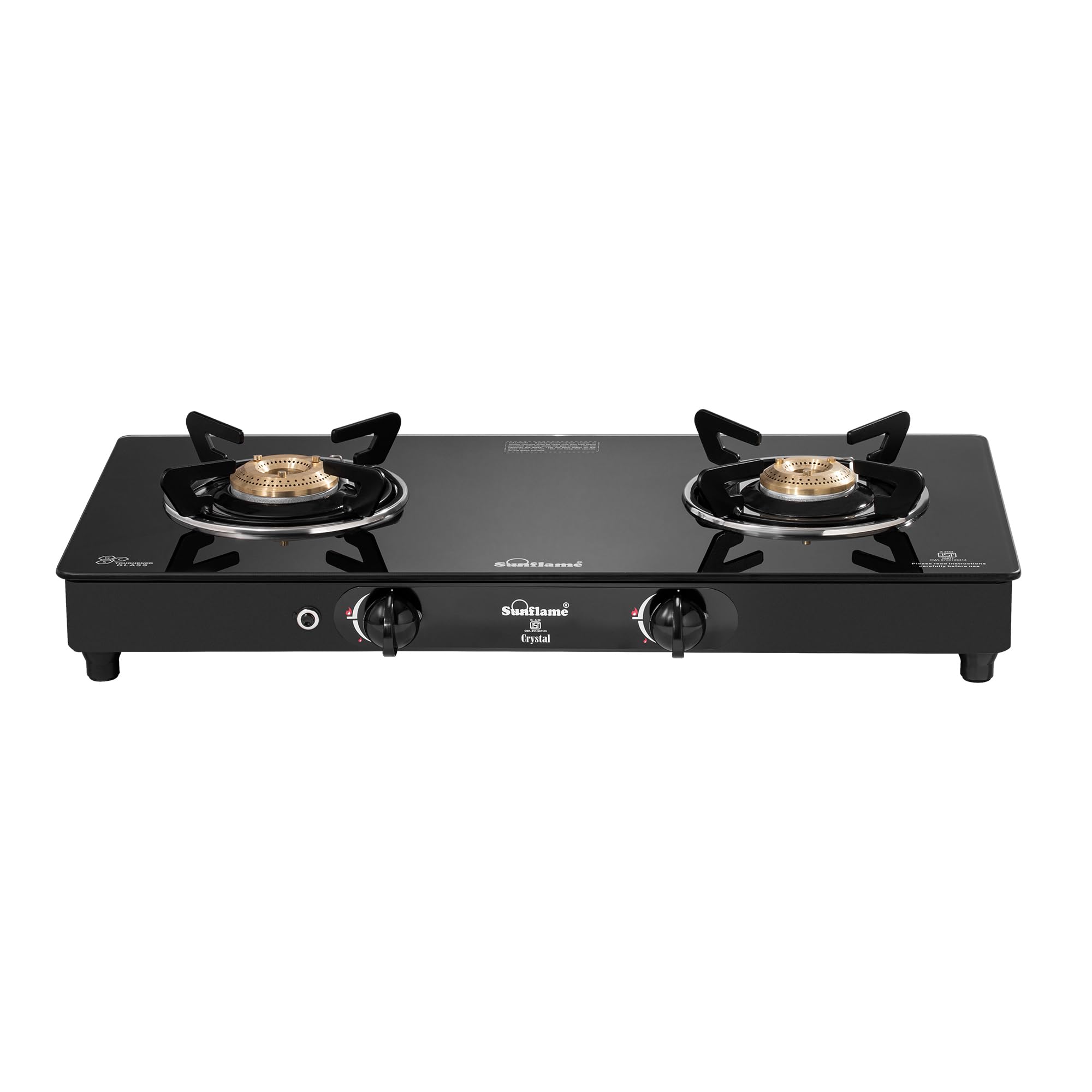 SUNFLAME LPG STOVE CRYSTAL 2B BK AI