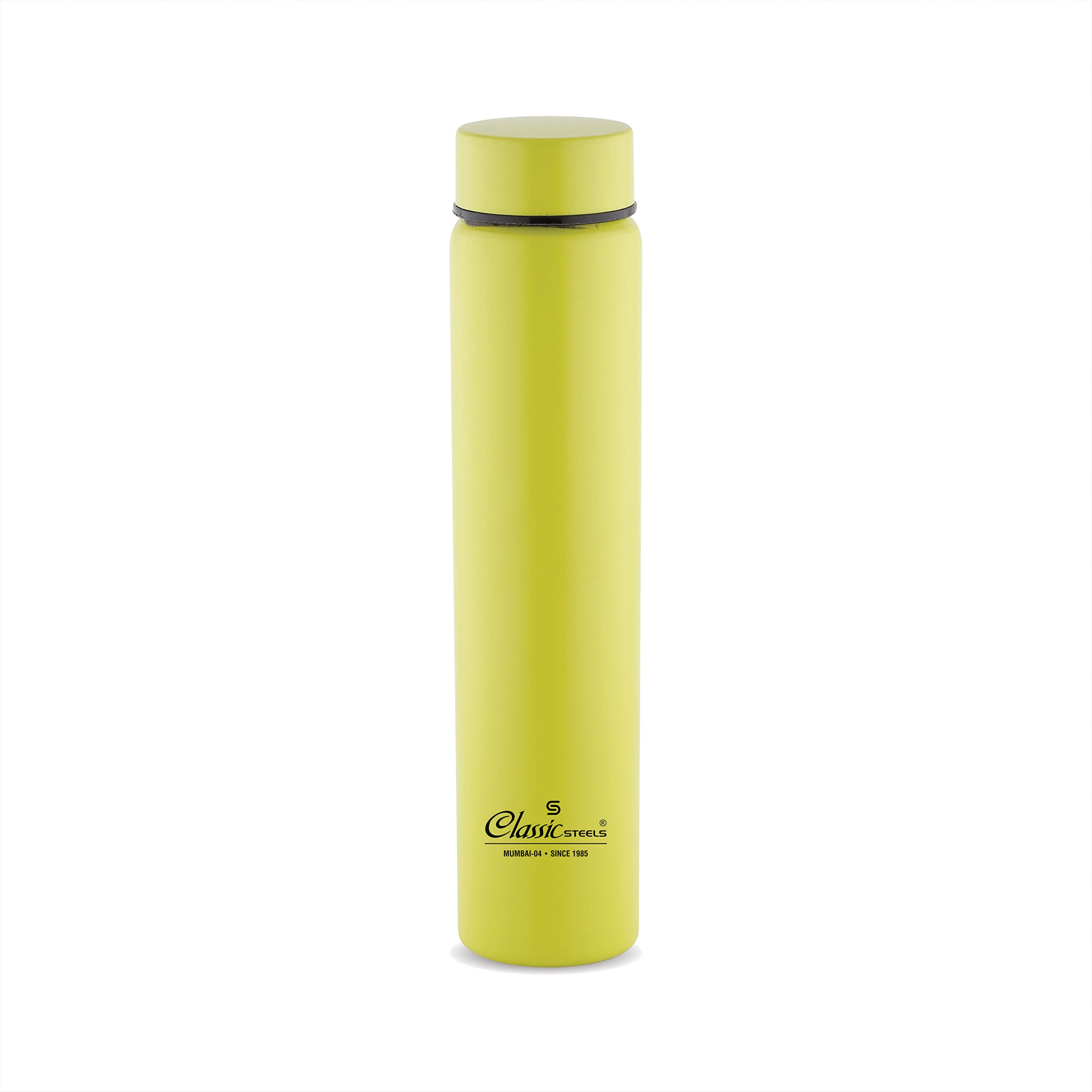 Classic Steels Super Slim Single Wall Water Bottle Green 500ML