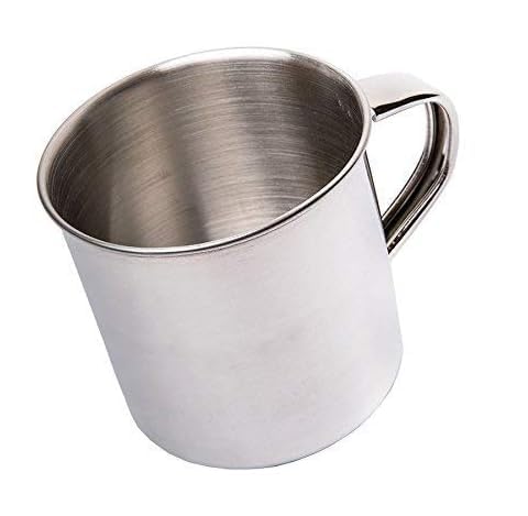 Dynore Multipurpose Tea/Coffee Serving Mug 300ML Silver DS_1938