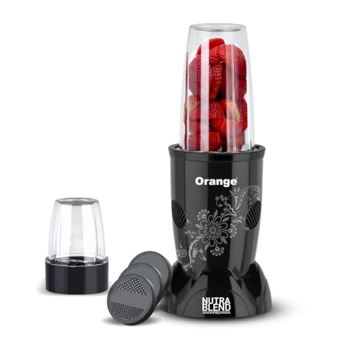 Orange 2 Jar Nutra Blend Pro 450W Mixer Grinder ONL - MXG - 0001