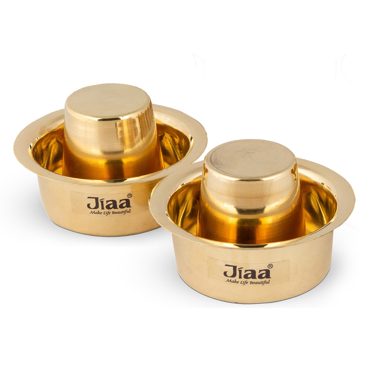 JIAA Brass Coffee Dabara Glossy Set of 2 10020003