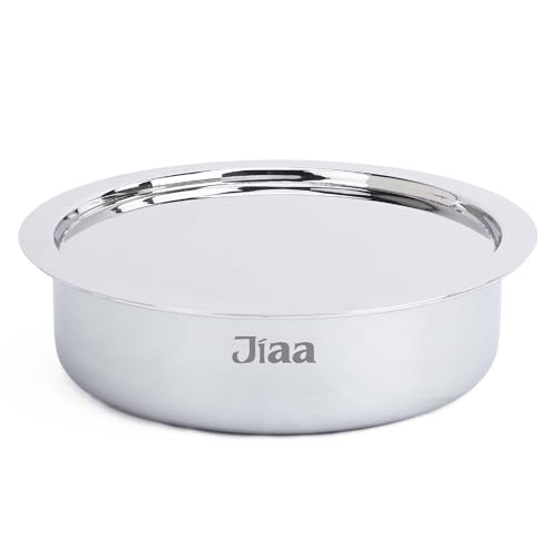JIAA Triply SS Shallow Tope with Lid 24CM 10050041