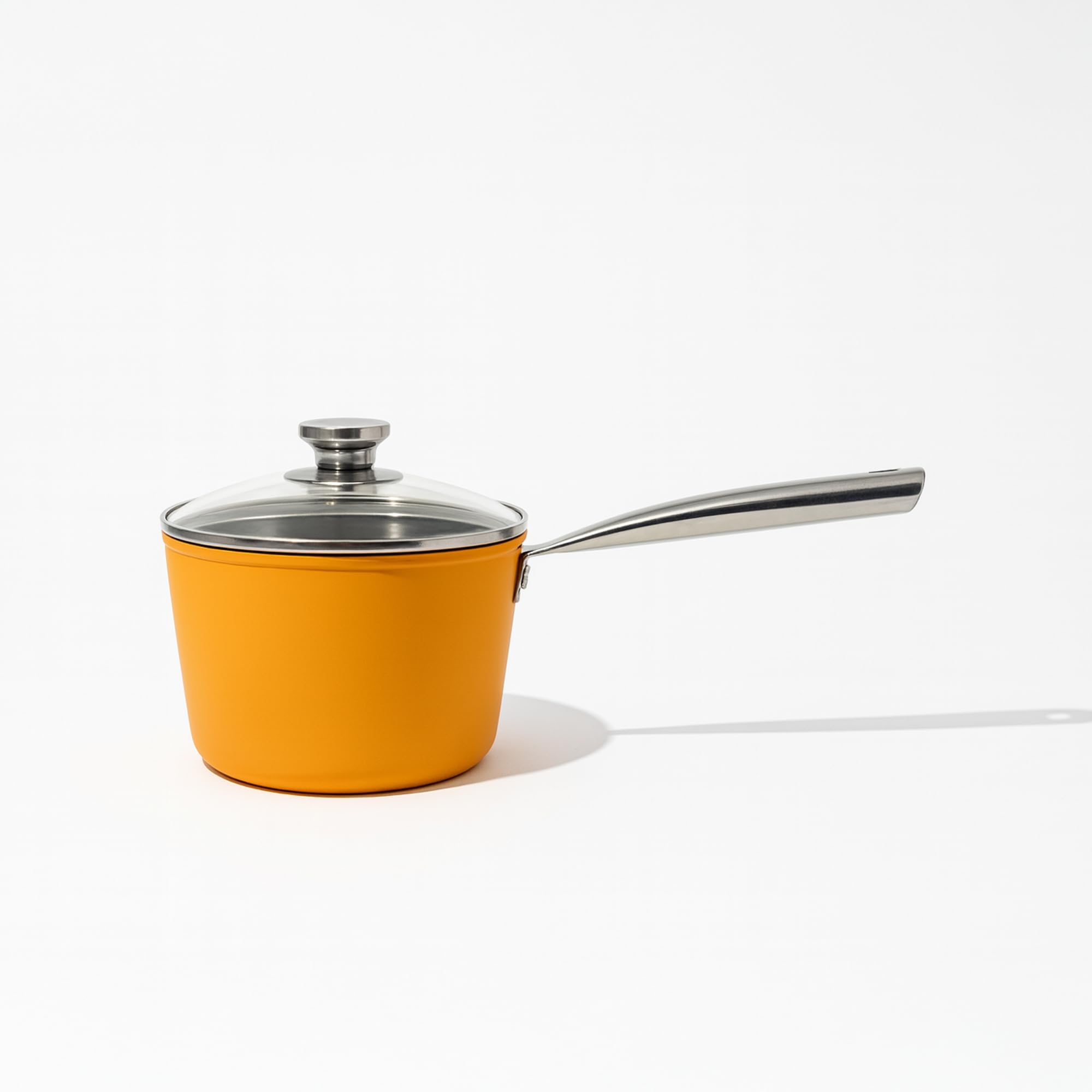 UCOOK SALFORD FORGED CERAMIC SAUCEPAN WITH LID 160MM MUSTARD YELLOW SF1032