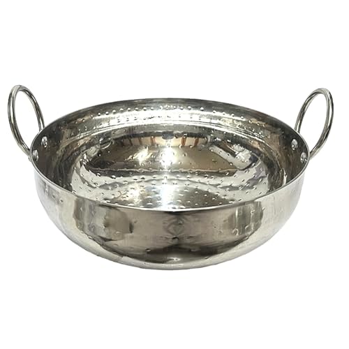 Dynore Stainless Steel Hammered Kadhai 1L DS_2119