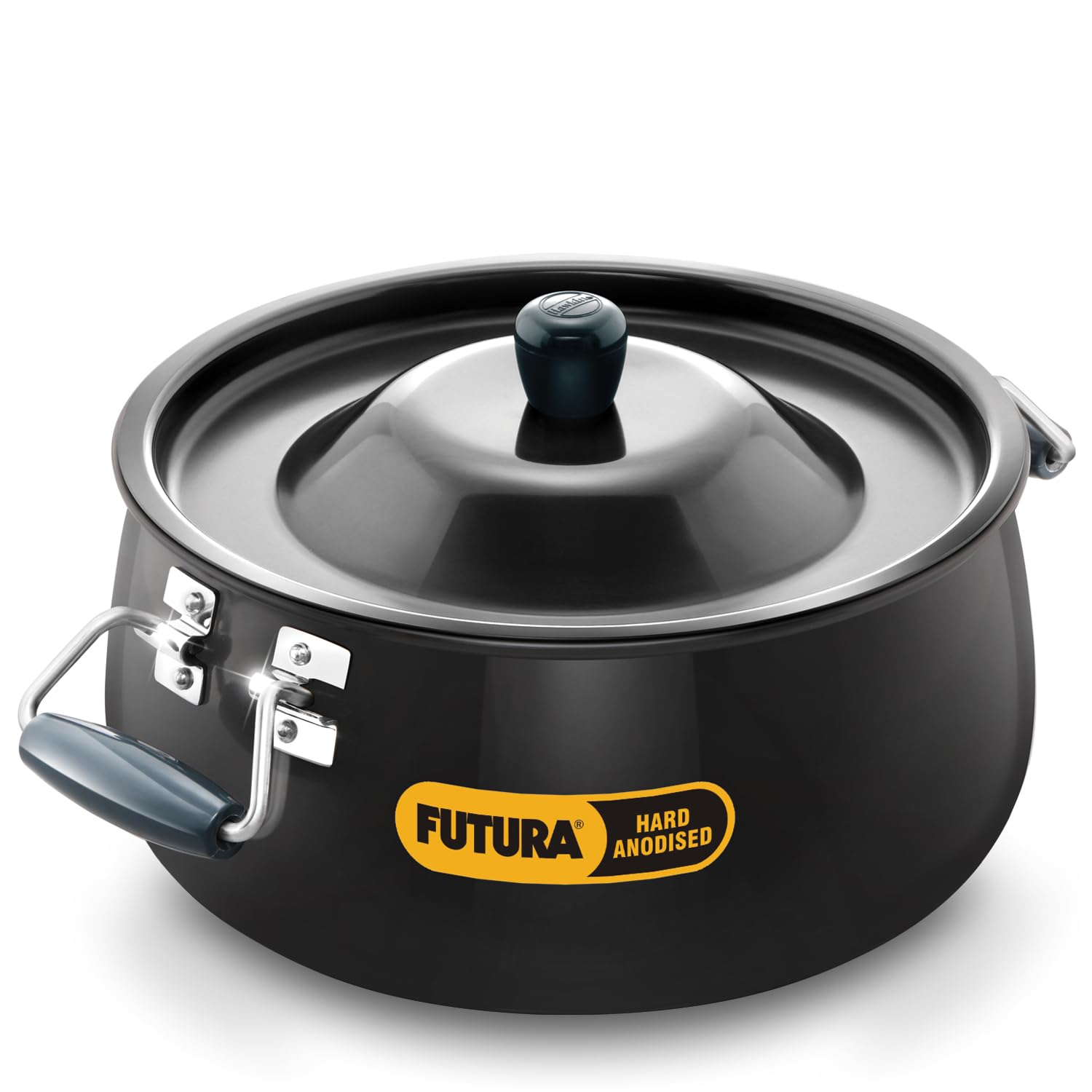 Futura Hard Anodised Bigboy Biryani Handi With Lid 12l