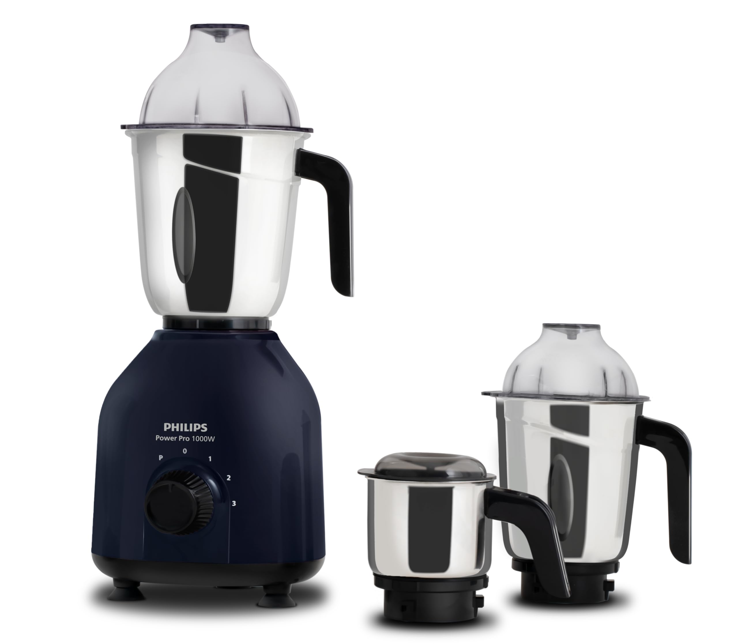 Philips HL7713/01 Mixer Grinder 1000W PowerPro Motor 3 Jars (Azure Blue)