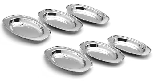 Dynore Oval Serving Plate  Set of 6 Pcs DS_2156