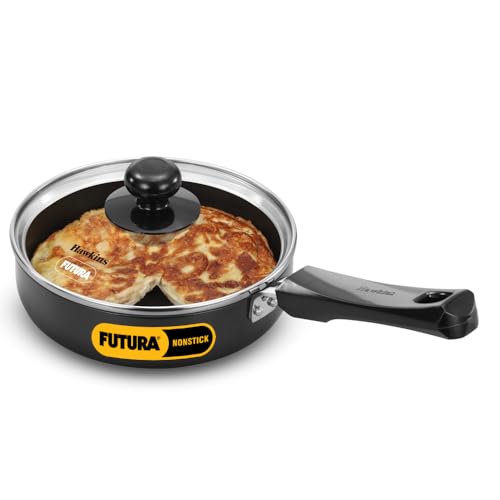 Futura Nonstick Frying Pan 16 cm with Glass Lid, 3.25 mm