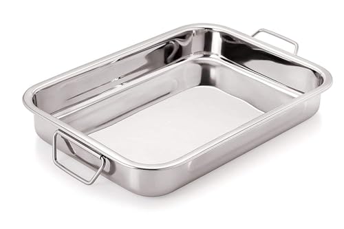 Dynore SS Lasagna Tray With Handle DS_2171