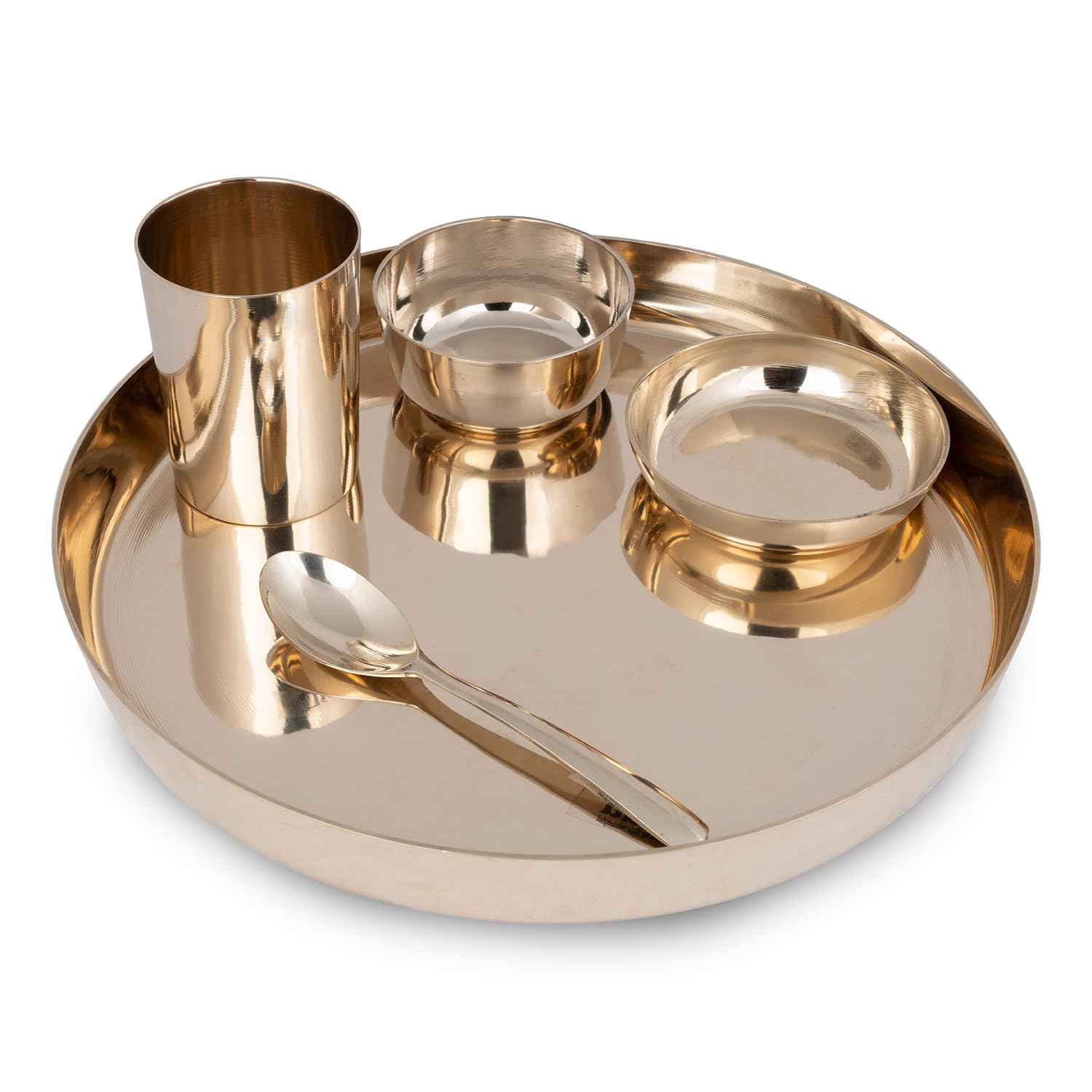 JIAA PATRA Bronze Dinner Set Glossy Set of 6 PAKA102