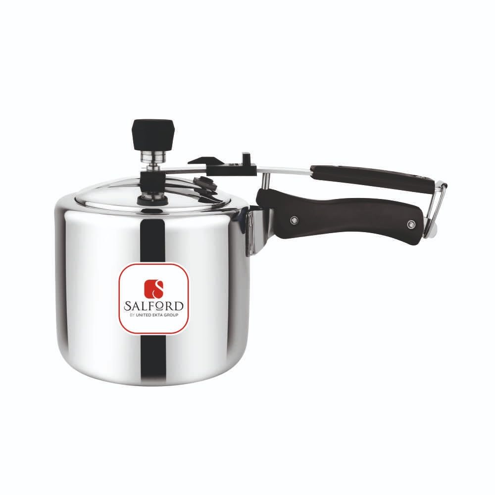 UCOOK SALFORD S-3 Triply Stainless Steel Inner Lid Pressure Cooker 5L SK0004