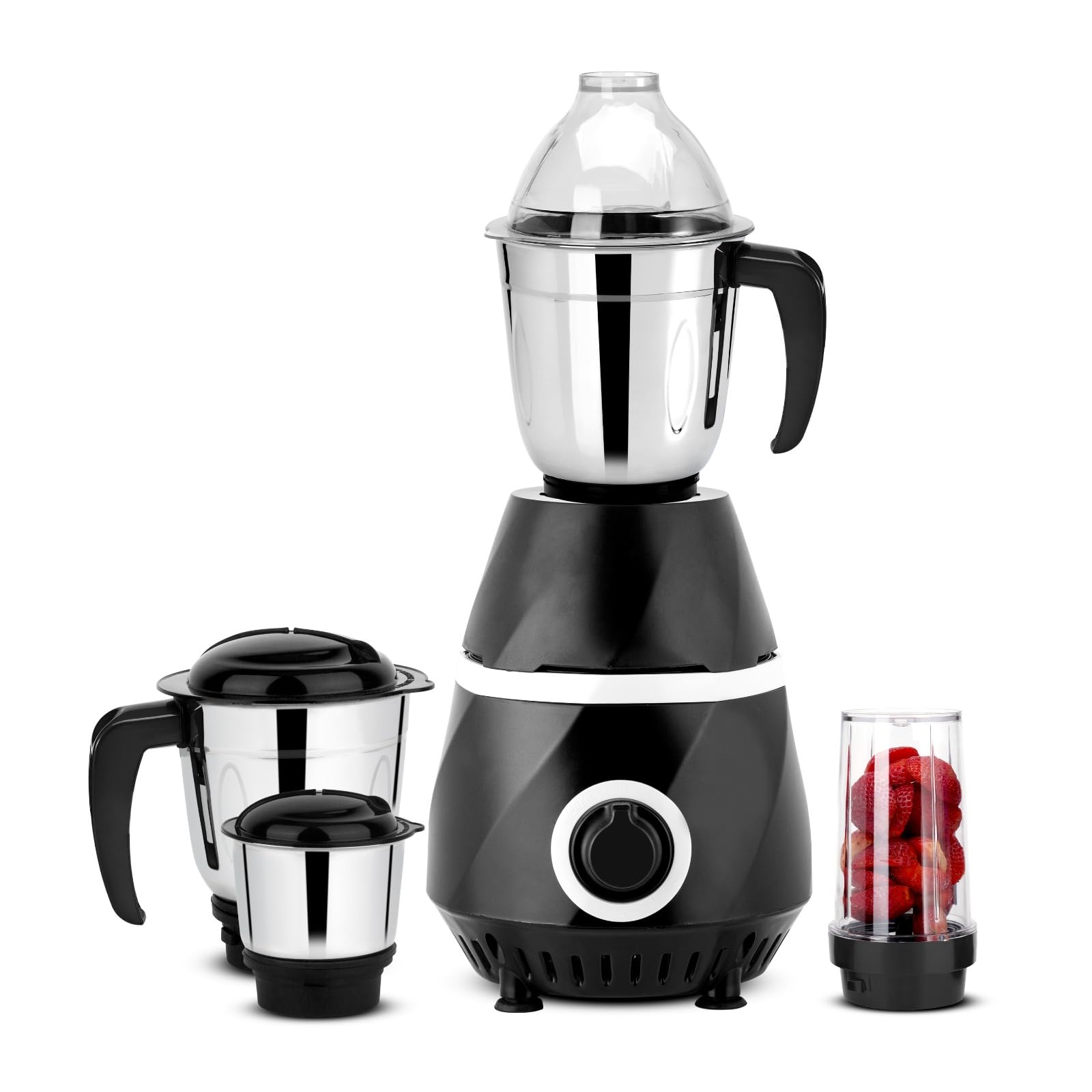 ORANGE - ELITE 1000W 4JAR MIXER GRINDER ONL - MXG - 0017