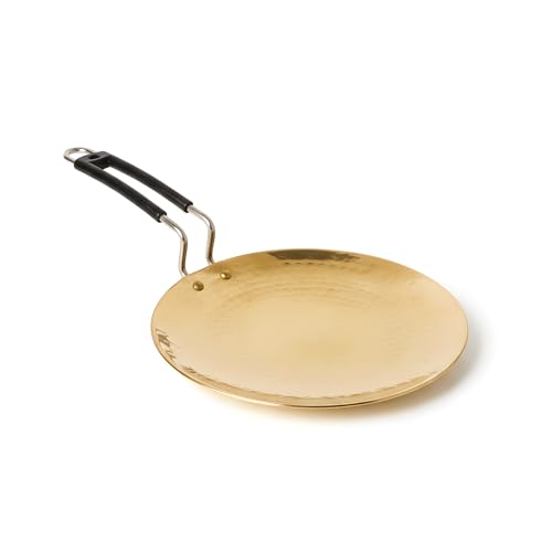 JIAA PATRA Pure Brass Roti Tawa 10 Inch 30020001