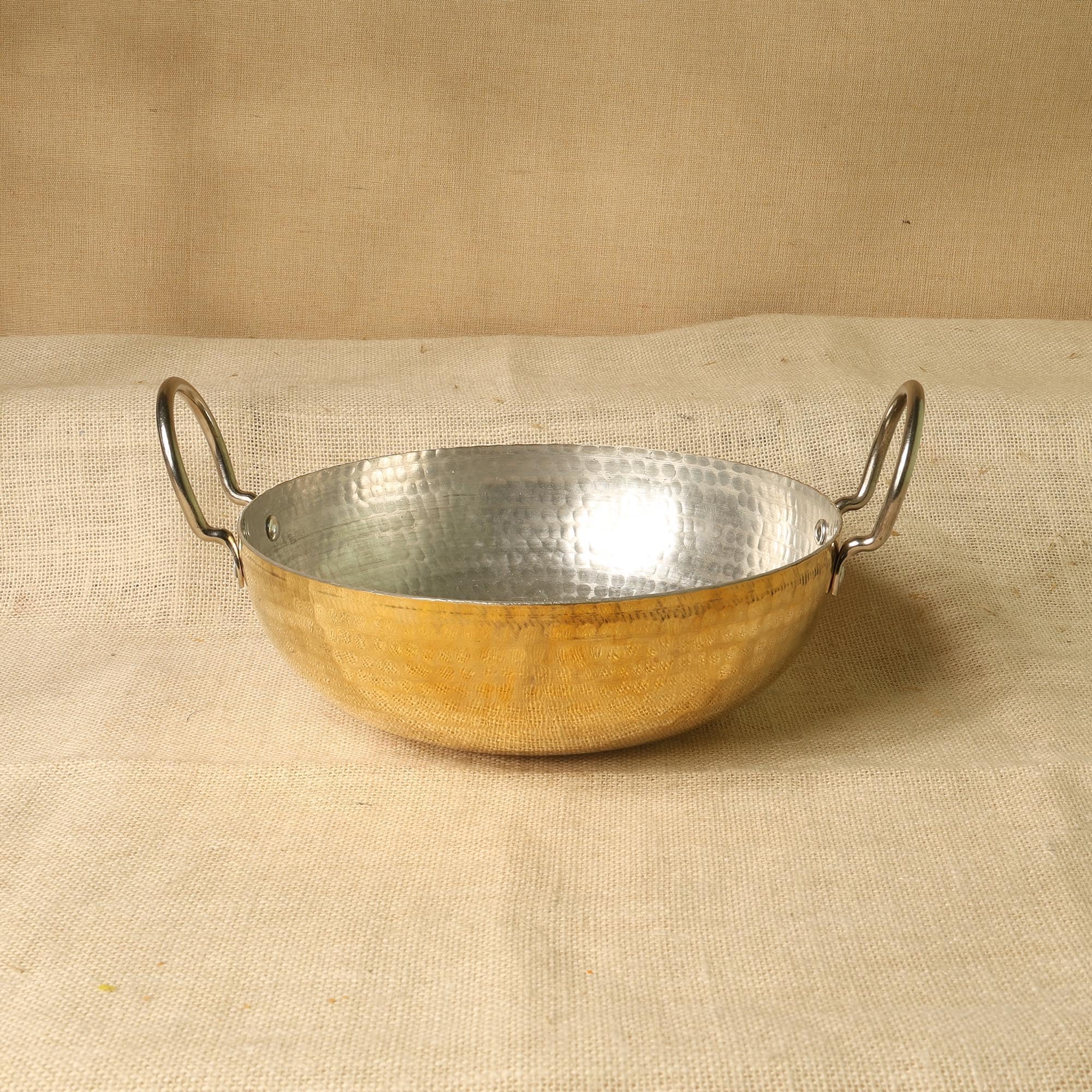 JIAA PATRA Pure Brass Kadhai 2.5Liter 30020003