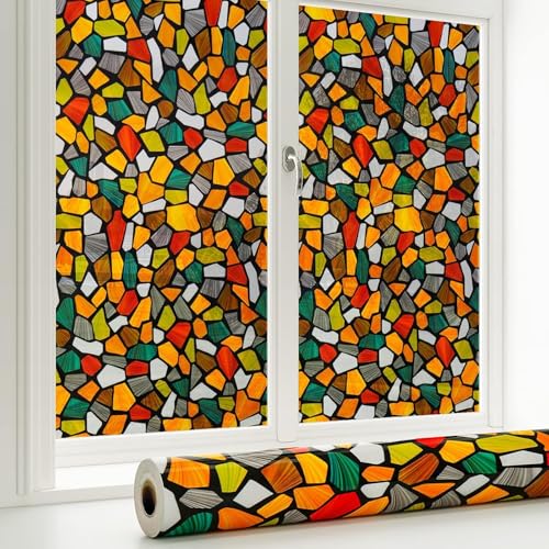 Skin Poster Window Sticker Wallpaper Sheet for Glass Shinny Stone 24x48 Inch