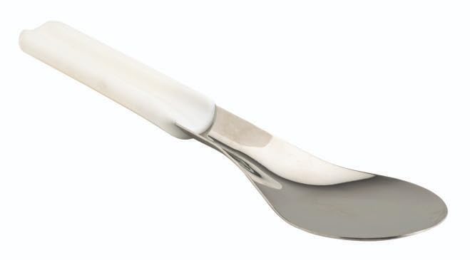 KMW SS Ice Cream Spatula with White PVC Handle ICS10