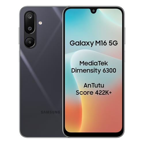 SM-M166PZKGINS Samsung M16 5G 6GB 128GB Thunder Black