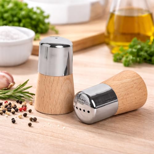 KMW Moisture Proof Spice Dispenser Salt & Pepper Shaker Condiment Set of 2 N_SPS6