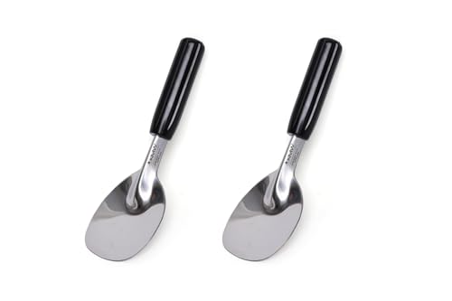 KMW Ice Cream Spade Set with Black Handle 9 inch N_ICS8