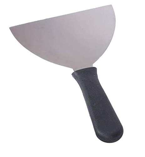 KMW High-Performance Scrapper with Black Plastic Handle 6 Steel Extra Large N_SCR6K