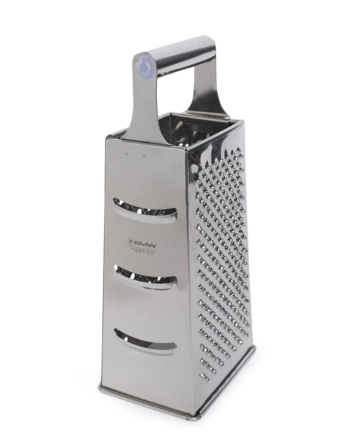 KMW Box Grater 4 Sides Stainless Steel with Pipe Handle N 2180P