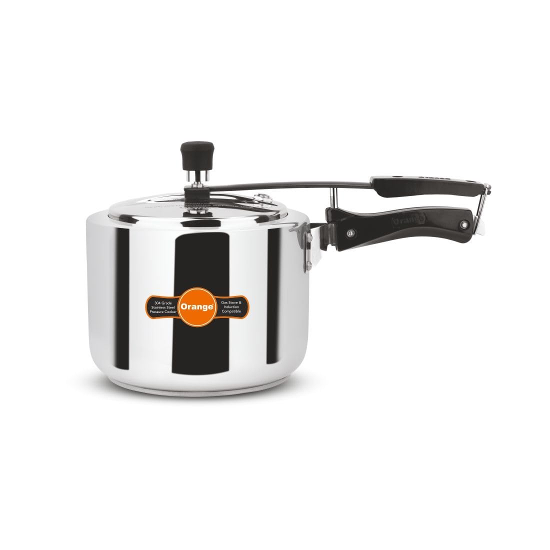 ORANGE STAINLESS STEEL I/L Pressure Cooker 2 LTRS OSPC359
